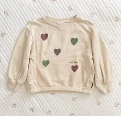 petit main ハート柄トレーナー　110