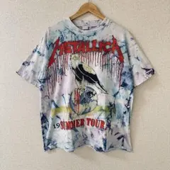 メタリカMETALICAビンテージTシャツタイダイ染めブート90s