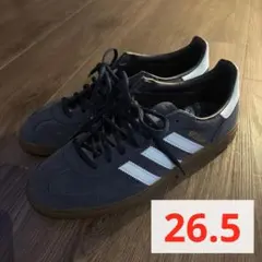 【中古美品】アディダスオリジナルス ハンドボールスペツィアル26.5cmネイビー