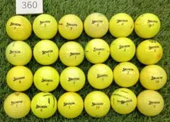 ロストボールカラーNo.360　24球セット SRIXON　年式混合のサムネイル