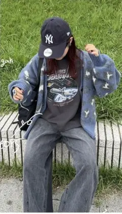 rin.コラボニットカーディガン