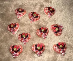 ハート型ネイルパーツ 10個セット