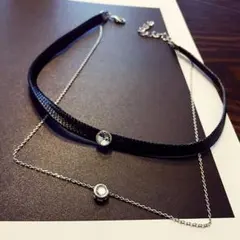 2連チョーカーネックレス