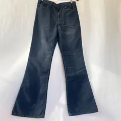 美品　リーバイス　ネイビー　コーデュロイ　パンツ　フレア　ブーツカット　32