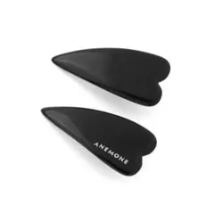 ANEMONE ブラック ハート型 ヘアクリップ