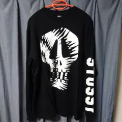 STUSSY スカルプリント 長袖シャツ L