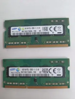 Samsung DDR4 4GB メモリ 2枚組 2026年最新】ddr4 4gb 2枚の人気アイテム - メルカリ