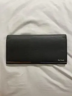 Paul Smith 黒 レザー 長財布