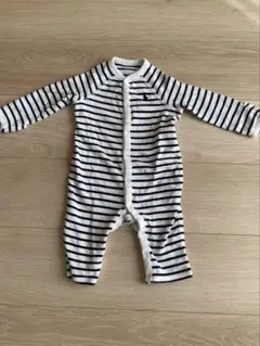 Ralph Lauren ストライプロンパース