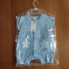 baby doll 星ポケットモスリンロンパース 80cm