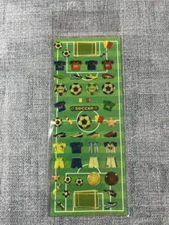 平成レトロ サッカー ぷっくり シール レア 当時物