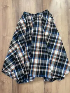 pink adobe チェック柄ロングスカート Mサイズ