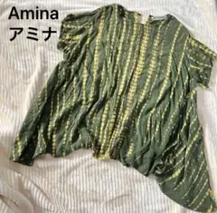 Amina アミナ エスニック柄ワイドトップス ゆったり 体型カバー インド製のサムネイル