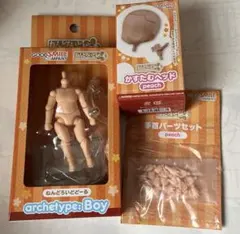 ねんどろいどどーる　かすたむヘッド　手首パーツセット　peach