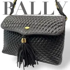 【極美品】BALLY バリー　キルティング　ショルダーバッグ　チェーン　レザー
