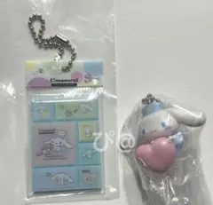 サンリオ　ナーススイングマスコット　タイルシールミニチュアチャーム　シナモン