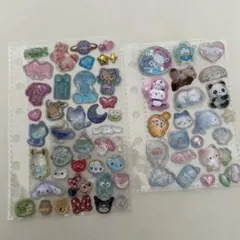 シールおすそ分け　ボンボンドロップ　うるちゅる　サンリオ　ディズニー　ちいかわ