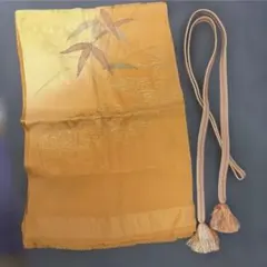 【美品】帯揚げ・帯締め 2点セット 正絹　未使用に近い