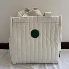 み*う様 スターバックス キルティングトートバッグ ホワイト