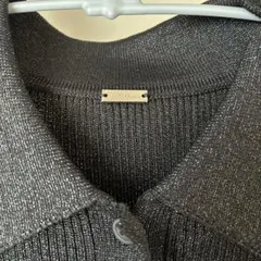 ミラ オーウェン＊ポロ衿ニット&タックフレアスカート