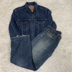 Levi’s リーバイス デニムセットアップ 濃紺 4th