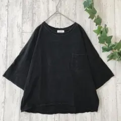 BEAUTY&YOUTH 黒 ポケットTシャツ 半袖 ゆったり 日本製
