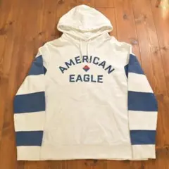 AMERICAN EAGLE フード付きパーカー ホワイト XL