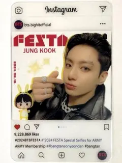 【BTS】‪#167①クリアカード ★FESTA★  ジョングク グク