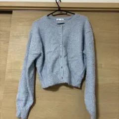GU ジーユー　シャイニークルーネックカーディガン　Mサイズ