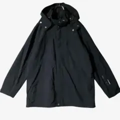 エディバウアー マウンテンジャケット ウェザーエッジ フード取り外し可 黒 Ｌ