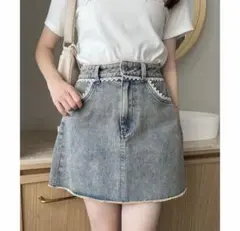 ナイスクラップ♡カットオフミニスカートのサムネイル