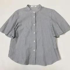 美品 アーバンリサーチ サニーレーベル バタフライスリーブブラウス ストライプ