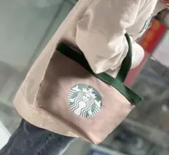海外スタバックス　トートバッグ 茶色