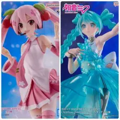 初音ミク BpEv 桜ミク Clearluxe EmeraldGem 2種セット