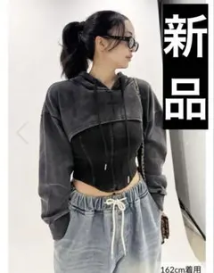 (新品)mirror9 Cross logo 2piece tops トップスのサムネイル