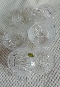 希少商品 昭和レトロ】 KAGAMI CRYSTAL カップ6客セット 未使用 - メルカリ
