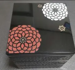 輪島塗 二段重箱 お重 伝統工芸品 おせち 昭和レトロ ② - メルカリ