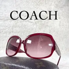 極美品　COACH　HC8027　コーチ　サングラス　レッドレンズ・フレームのサムネイル