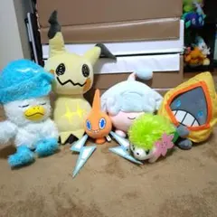ポケモン ぬいぐるみ シェイミ　ミミッキュ　クワッス　ユキワラシ　ミブリム