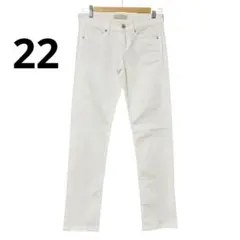 UNIQLO ユニクロ 22 56cm パンツ デニム ジーンズ 白 ホワイトのサムネイル