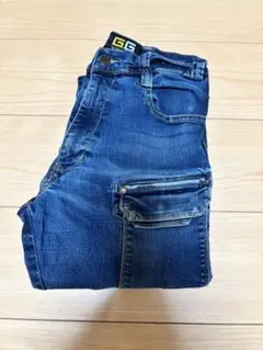 G.GROUND 作業着　ストレッチ　デニムパンツ　M 5888 メンズ