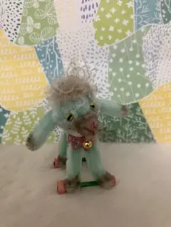 モールアート　ハンドメイド　 メーメーひつじ　ミニチュア