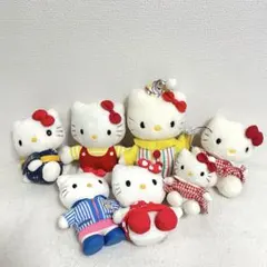 平成レトロ　ハローキティ　ぬいぐるみ　セット　希少　7個