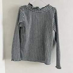 SamansaMos2/女の子/120cm/ギンガムチェック/長袖/シボ生地