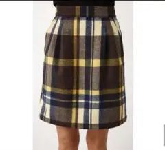 ロデオクラウン　チェック柄プリーツミニスカート