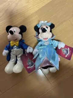 ディズニーランド購入ミッキー ミニー ぬいぐるみ セット　20周年