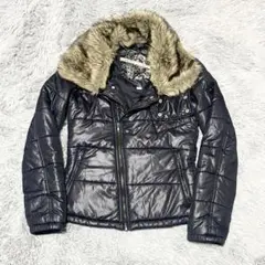 ディーゼル ダブルライダース 中綿 ファー ジャケット y2k ブラック M