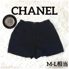 CHANEL E97 ショートパンツ ココマーク 刺繍 レースアップ マイヨ