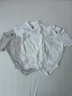 PETIT BATEAU ロンパース 3枚セット 3m/60cmのサムネイル