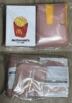マクドナルド福袋2024 グッズ4点　ピンク